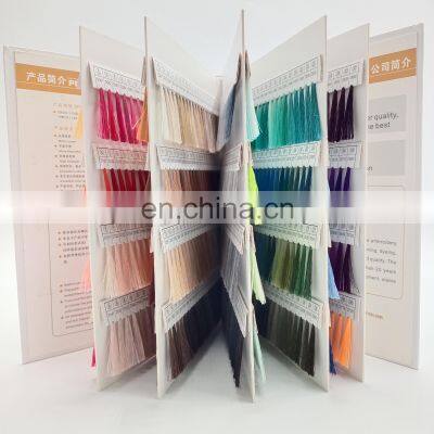 Customized Order CXC Thread Embroidery Trilobal Polyester Threads 5000y color chart