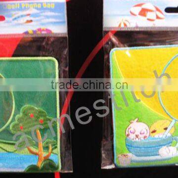 Cup pad / embroidered satin cup mat/ Fashion cup mat