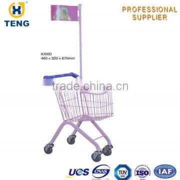 Kid Supermarket Shopping Toy Trolley Shopping Cart photo-4