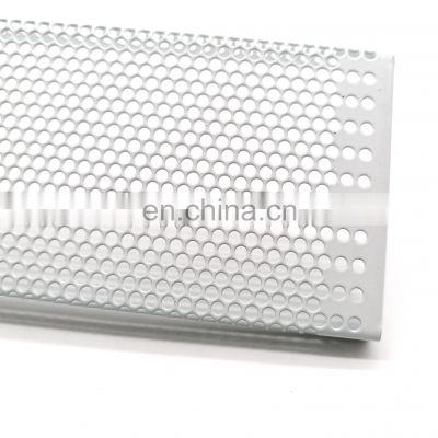 Aluminum Perforated  Screen For Speaker Cover in White Color