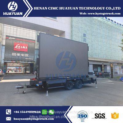 HUAYUAN T185  Mobile LED screen trailer billboard manufacturer