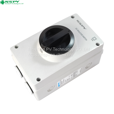 Wholesale Waterproof IP66 DC Isolator Switch Enclosure for PV System 32A Panel Type photo-5