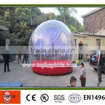 Big christmas outdoor or indoor snow globe inflatable for sale