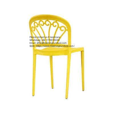 Plastic dining chair