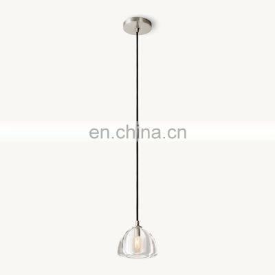 American Style Modern Decorative Wedding Decor Hotel Candle Hanging Iron Copper Pendant Light Led Chandelier photo-4