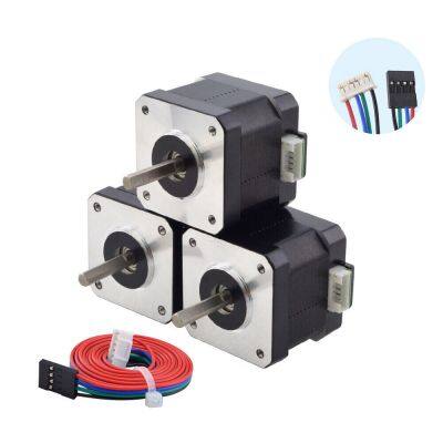 Factory Made Nema17 Hybrid Stepper Motor 42mm Diameter D Shaft photo-2