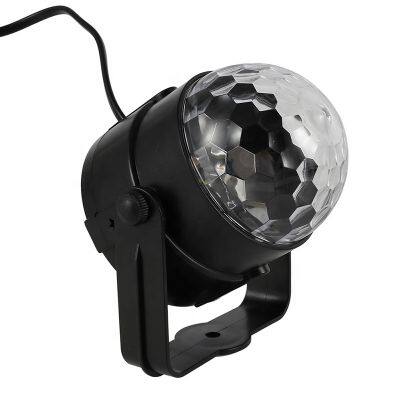 Night Light Sound Activated machine Rotating Disco Ball Laser Projectors Lamp Party RGB LED DJ Stage Lights Colorful Magic Ball
