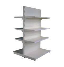 Store Gondola Shelving Metal Storage Rack Shop Display Equipment Island Supermarket Shelf