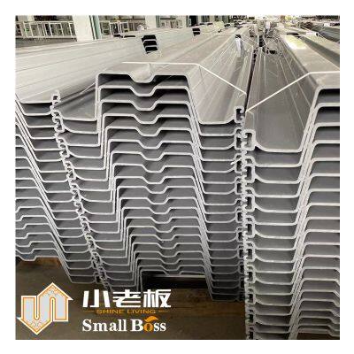 Palplanches de digue insulaire en plastique, palplanches en vinyle PVC pour la protection contre l'érosion des quais et des talus