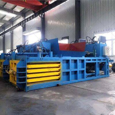 Hydraulic Horizontal Cardboard Carton Box Baler Plastic Baling Machine