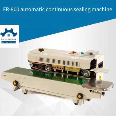 автоматический аппарат для герметизации пленки, Huanyu Machinery FR-900 оборудование для термосварки и упаковки пластиковых пакетов