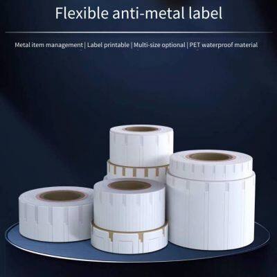Rfid Flexible Anti-metal Tag 110x65mm Electronic Chip Thermal Transfer for Distribution Poles Uhf
