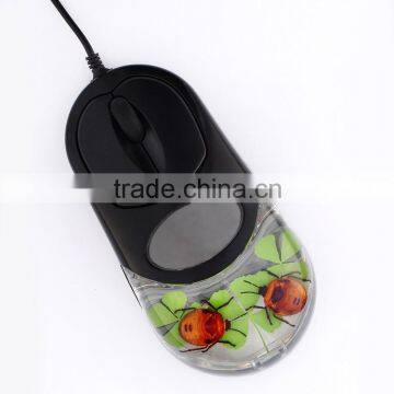 2016 New fashion computer mouse with real insect