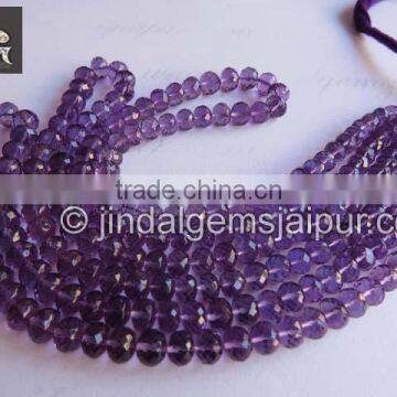 Wholesale Amethyst Far Micro Cut Roundelle Beads Lot 5 To 7 MM