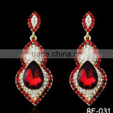 2015 latest earring for women luxury gemstone earring fashion jewelry