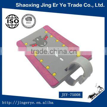 High Quality Pvc Plastic Luggage Tag With Hang Tag String