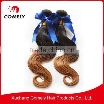 2013 Hot Trend AAAAAA Brazilian Ombre Hair Weaves Two Tone 1b/27# Body Wave photo-4