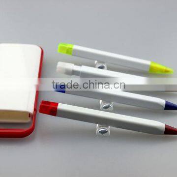 2016 Promotional new pencil ball pen set 5 in 1 box for student