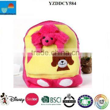 plush toy bag/ baby cute plush toy bag/cheap plush bag