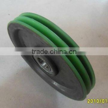 roller Dual-slot cable pulley for elevator Escalator lift