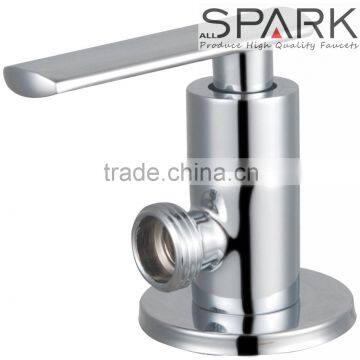 G1/2 Chrome Plated Bathroom Water Tap Control Brass Angle Valve