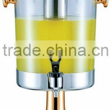 Gold plating juice dispenser