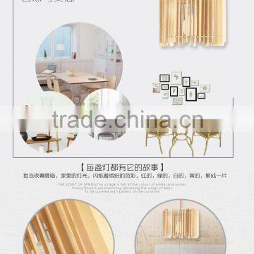 Wooden LED Pendant Light JK-8005B-04 Home Decoration Decorative Japanese-style Wooden Pendant Lamp photo-6