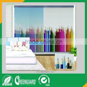 1m width prited aliumnium venetian blinds for window decoration