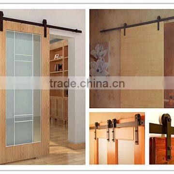 Patent product the new design top quality solid metal iron plating black sliding door roller