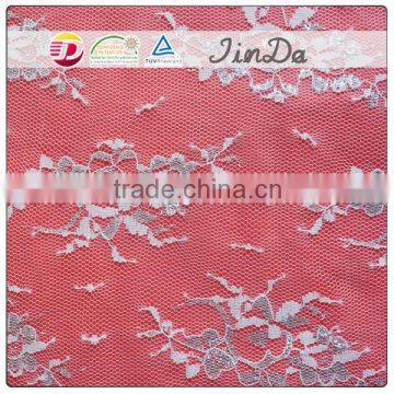 Best-Selling top quality best price silver metallic lace fabric