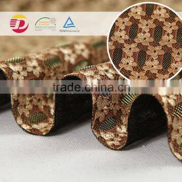 Cheap elastic crochet lace fabric for curtains