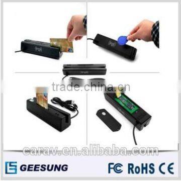 Magnetic card reader/handheld smart card reader /card reader machine