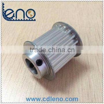 transmission parts two flange 25mm width aluminum HTD Pulley 5M