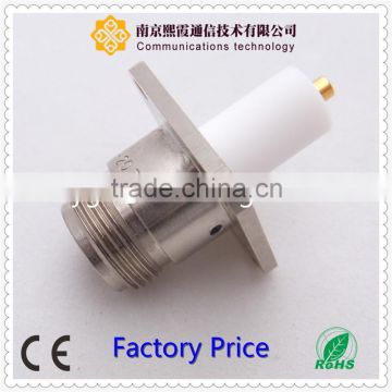 n 50 ohm RF connector N male straight solder type for RG402 XiXia Communication