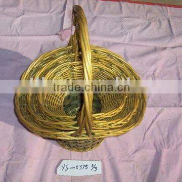 willow flower basket