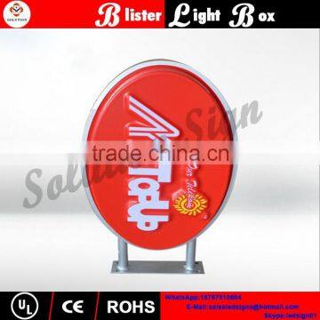 LED advertisement printed vacuum form shop sign