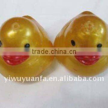 Funny Gold Duck Splat Ball Toy