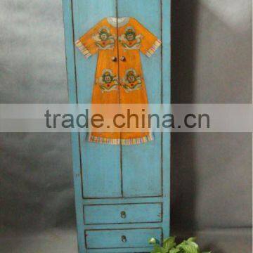 Chinese antique bedroom blue closet