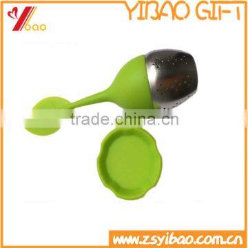 High quality Silicone Stainless Steel tea infusers, potted plant tea strainer                        
                                                Quality Choice