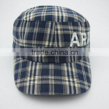 Plaid Military Style Caps photo-2
