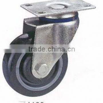 high quality PU Caster with PP core,ball bearing