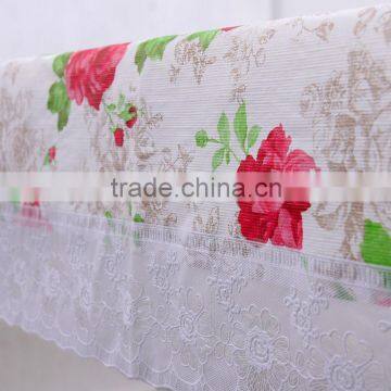 Elegant Pvc Lace Vinyl Table Cloth,roll Vinyl Tablecloth photo-5