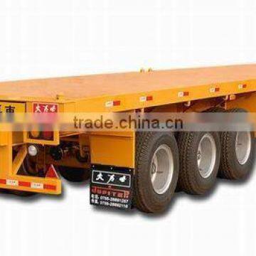 20-48ft / 2 or 3 axles widely used high flat bed container trailer for sale (skeleton optional) for Angola\Congo