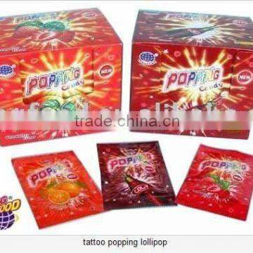 2g popping candy with tattoo