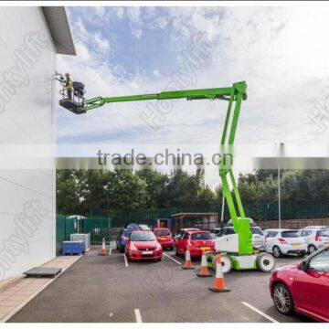 Electric articulated boom lift/ towable lift platform for sale