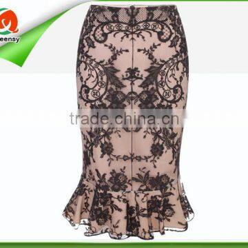 black embroidery lace for dress