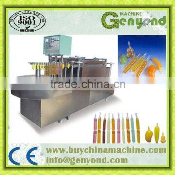 Spraying type ice pop filling and sealing machine