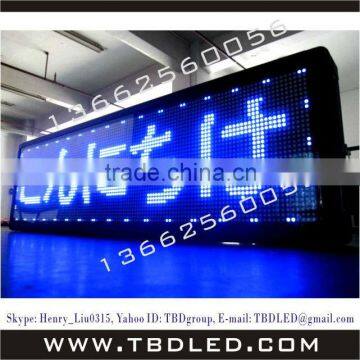 (Shenzhen factory)Aluminium frame multi-language Led scrolling sign P10