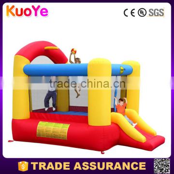 amusing basketball court type inflatable combo with slide for kids,inflatable boucy house for sale