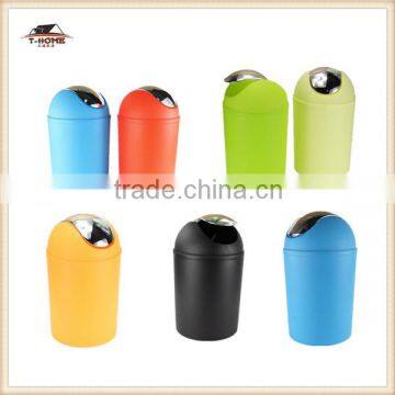 colorful plastic waste bin